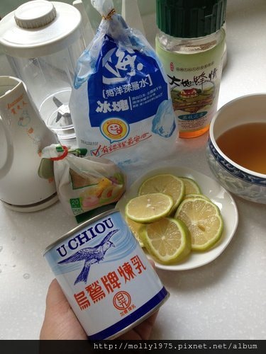 DIY偽飲料-花蓮佳興冰果室之煉乳檸檬汁