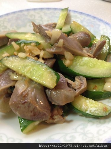 [下酒菜]小黃瓜炒鵝胗