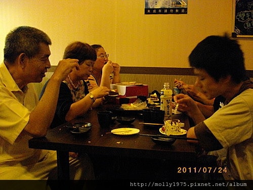 2011年7月24日河野日本料理店-阿姐生日家庭聚會
