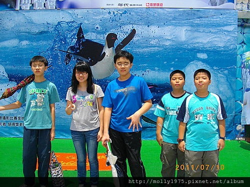 2011年7月10日兼差保母負18度南北極地展覽會