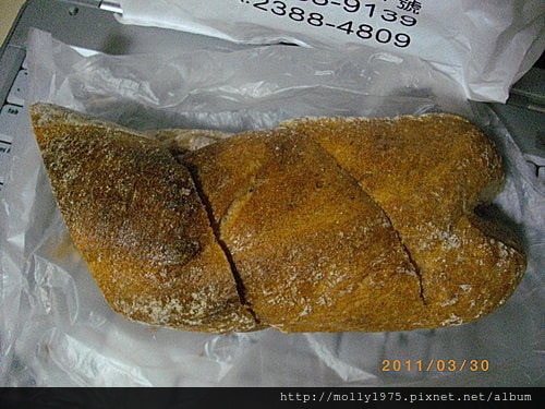 2011年03月29日陽光宣言-米蘭腰瘦骨麵包(拖鞋麵包)