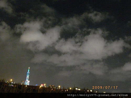 2009年7月-大直橋-汐止河濱夜騎