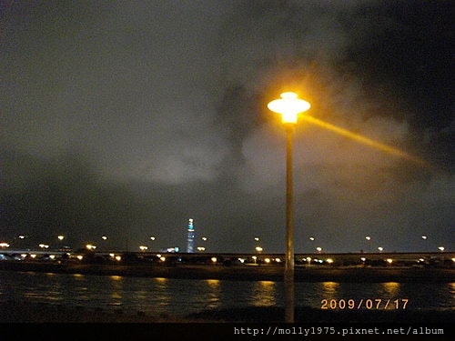 2009年7月-大直橋-汐止河濱夜騎