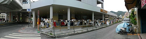 2009年五月內湖捷運站特殊景象