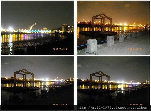 2009年4月夜騎大直河濱公園