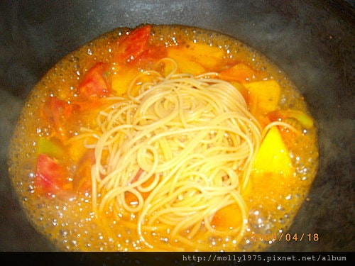 2009年4月自製料理義大利麵