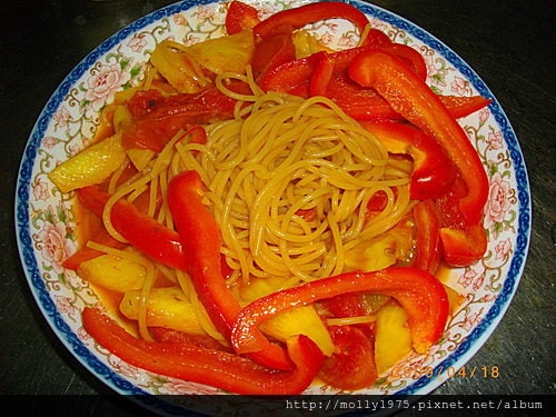 2009年4月自製料理義大利麵