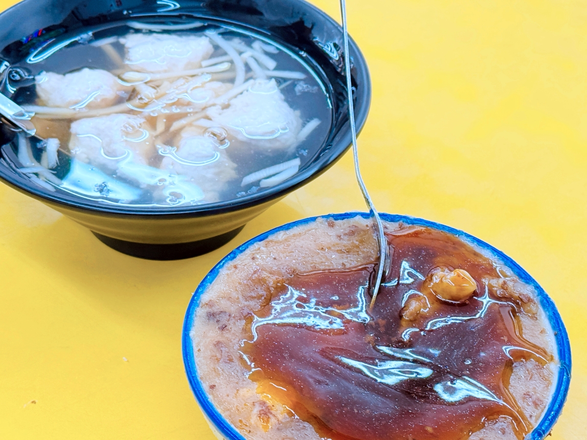 台北 大橋頭捷運站 寧夏夜市 台灣小吃 寧夏鄭記台南碗粿 虱目魚焿 - 第1張圖 Ricebowlcake20250806170630 IMG